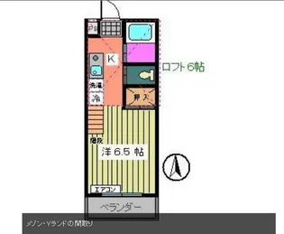 メゾンYランド【1階】の間取り