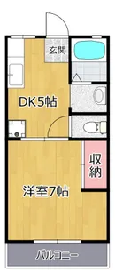 伏見ハイツA【2階】の間取り