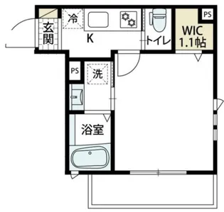 メゾン・ド・エクレール【1階】の間取り