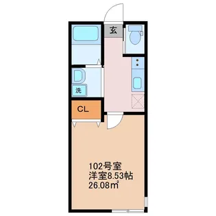 ライズ八千代台【1階】の間取り