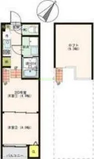ハーモニーテラス新田VIII【2階】の間取り