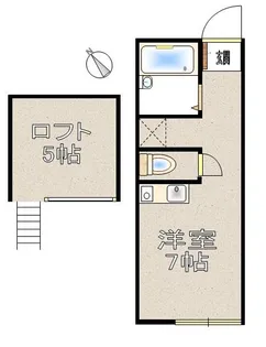 エスパシオ上星川【1階】の間取り