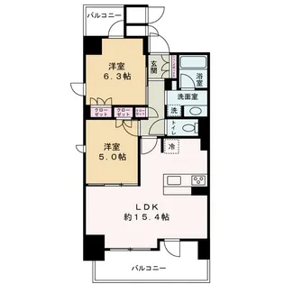 ローレルアイ梅田【5階】の間取り