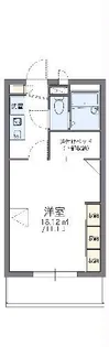 レオパレスオオバ【2階】の間取り