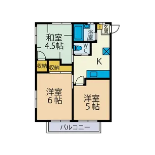 チェリオアマリ【1階】の間取り
