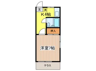 メゾンBe-2【1階】の間取り