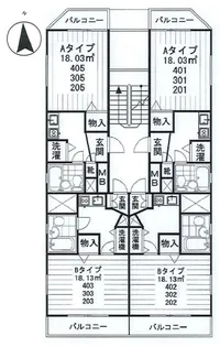 ヴィラカミング【3階】の間取り