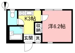 シャトル和田【1階】の間取り