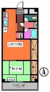 アルカディア葛西【4階】の間取り
