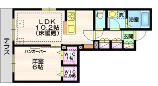 リビオン【1階】の間取り