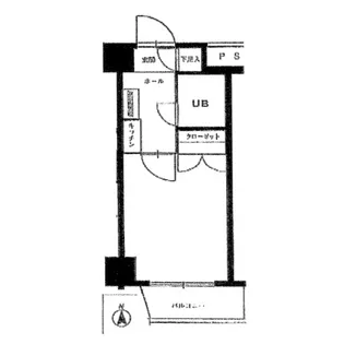 エヴェナール茗荷谷【4階】の間取り