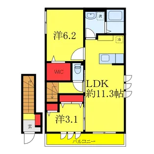 Noble【2階】の間取り