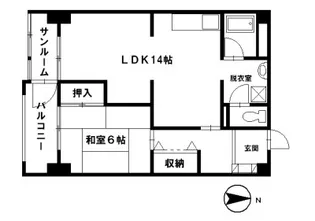 ふすいハイム【2階】の間取り