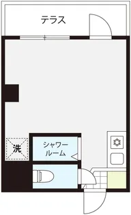 ホワイトハウス【1階】の間取り