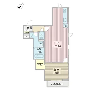 アーバンライフもねの里【1階】の間取り