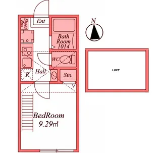S-harbor Lagoon上永谷【2階】の間取り