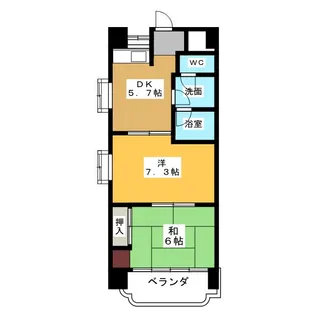 ショウザンビル【3階】の間取り