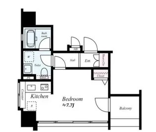 ザ プレミアムスイートヨコハマ【11階】の間取り