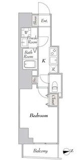 エシッド市ヶ谷薬王寺【3階】の間取り