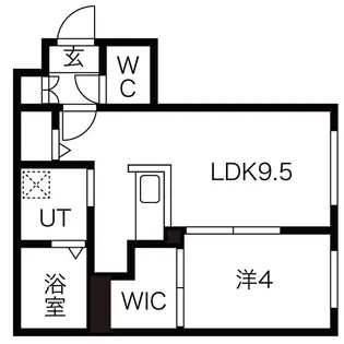 Bluebell Wood N19【4階】の間取り