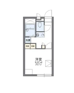 レオパレスパル百田【1階】の間取り