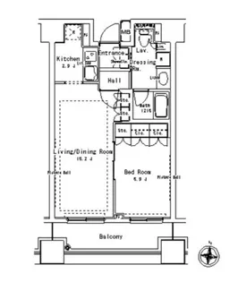 パークアクシス御茶ノ水ステージ【1階】の間取り