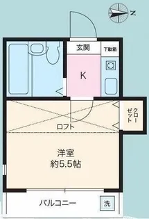 MQ高円寺【1階】の間取り