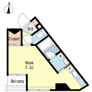エムシーダ西巣鴨【4階】の間取り