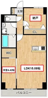 GROOVE豊中レジデンス【4階】の間取り