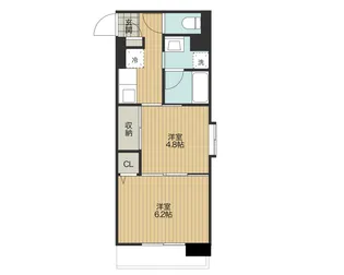 アミスター東島田【4階】の間取り