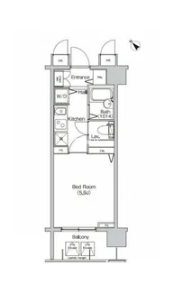 プライムアーバン月島【6階】の間取り