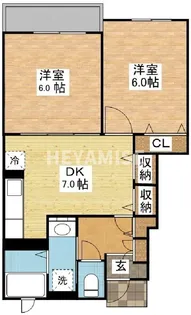 ラダーリーフ【1階】の間取り