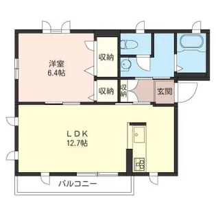 ウテナ成瀬【2階】の間取り