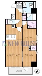 ハイグラウンド神楽坂【8階】の間取り