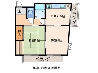 第2光マンション【3階】の間取り