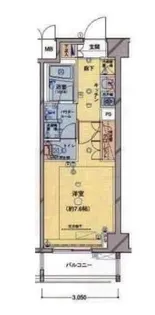 ヴェルト日暮里イースト【6階】の間取り