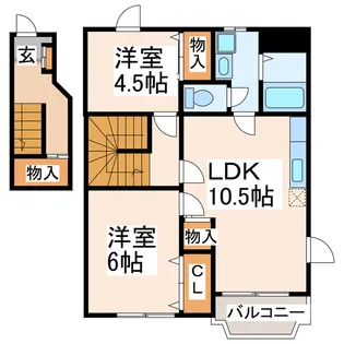エル・フラワー【2階】の間取り