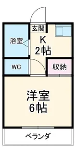 ル・ソレイユ【1階】の間取り