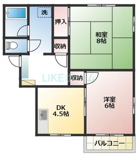 ウェルシャンIIIS【2階】の間取り