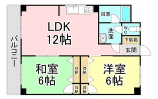 マルマン黄金ビル【6階】の間取り