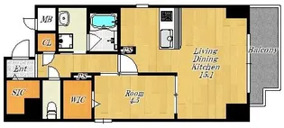 ロイヤルマックス福島【5階】の間取り