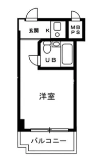 グレイス四谷【4階】の間取り