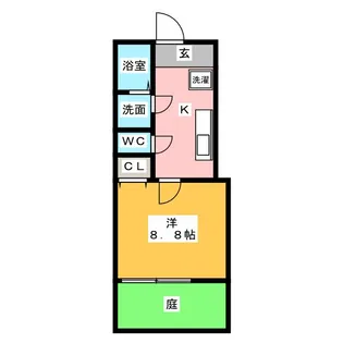 エミネンス【1階】の間取り