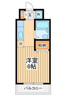コスモス町田B【1階】の間取り