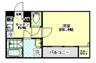 ONE PEACE【2階】の間取り