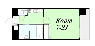 サムティ北梅田VESSEL【8階】の間取り