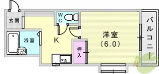 アイアンロフト【1階】の間取り