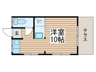 上本郷ハイツ【1階】の間取り