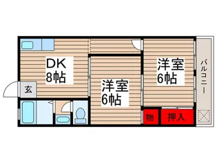 栄マンション【3階】の間取り