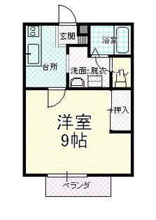 ルミエール33【1階】の間取り
